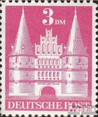 Produktbild von Briefmarken Bizone (Alliierte Besetzung) 1948 Mi 99Y Ia D  gestempelt Bauten