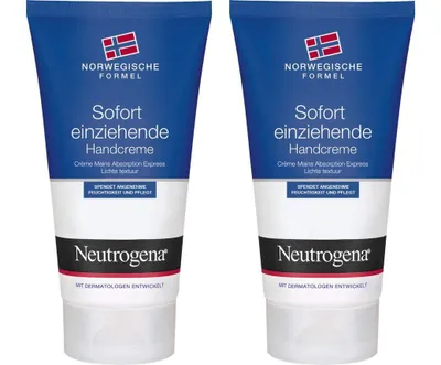 Produktbild von Neutrogena Sofort einziehende Handcreme 2er Pack 150ml