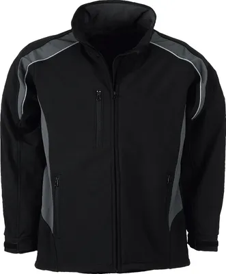 Produktbild von Softshelljacken Orbit grau/schwarz