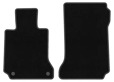 Productafbeelding van Naaldvilt voormatten voor Mercedes C-Klasse W204 2007-2014 (sedan/stationwagen/coupé) – 2-delig, zwart, op maat – Wielganizator BASIC