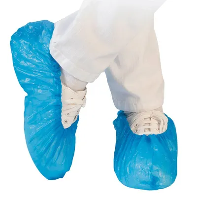 Image de Hygostar 28501 Surchaussures Extra Strong bleu CPE 41 x 15 cm