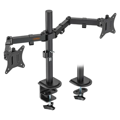 Produktbild von VonHaus Dual Monitor Halterung für 13-32 Zoll (Bildschirm), mit Tischklemme, VESA 75/100mm