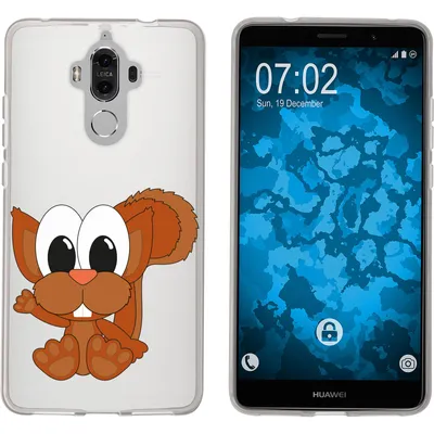 Produktbild von PhoneNatic Case kompatibel mit Huawei Mate 9 Silikon-Hülle Cutiemals M8