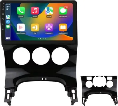 Immagine prodotto di Autoradio con Bluetooth e CarPlay per Peugeot 3008 (2009-2015) - Compatibile con Apple e Android - Impianto stereo - Sistema di navigazione - 2 GB di RAM, 64 GB di memoria interna