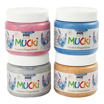 Produktbild von KREUL MUCKI, Blau, Gold, Rose, Silber, Waschbar, Gluten-frei, 150 ml