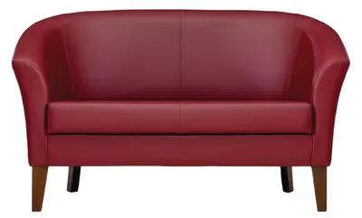 Produktbild von Sofa 2 Sitzer Modern Sofas Lounge Designer Lehn Polster Sofa 2 Sitzer Leder