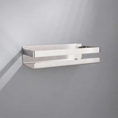 Obrázek produktu pro Organizér do sprchy z nerezové oceli, stříbrný, 40 cm, obdélníkový