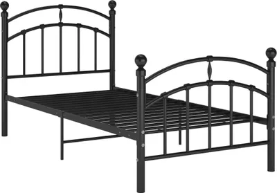 Obrázek produktu pro vidaXL Postelový rošt černý kov 100x200 cm
