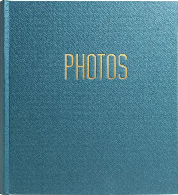 Image de Exacompta Album photo livre 60 pages noires OfficeByMe Bleu canard 15603E