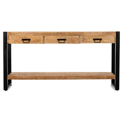 Produktbild von Konsolentisch Britt aus Mangoholz 150cm - Hellbraun