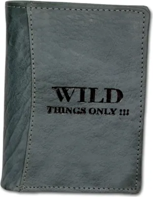 Produktbild von Wild Things Only Reißverschluss Druckknopf blau grau Leder OPJ100B
