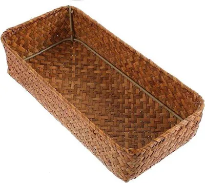 Produktbild von Handgewirktes Rattan Besteckfach - Küchenaccessoire für Picknick und Arbeitsplatzeinrichtung