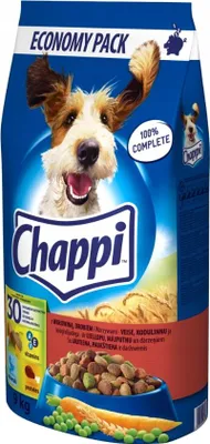 Zdjęcie produktu dla Chappi Sucha Karma Dla Psa Z Wołowiną i Drobiem 9 kg