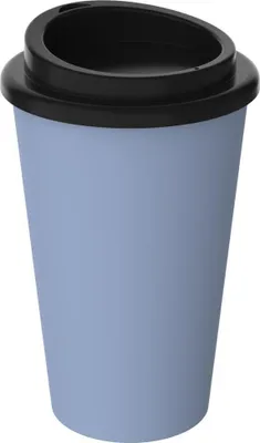 Produktbild von Thermobecher Kaffee to go aus -Kunststoff - Kaffeebecher 350 ml BPA-frei & 100% recyclebar &  Germany - kornblume