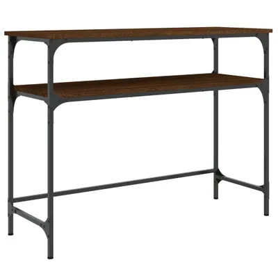 Obrázok produktu pre Konzolový stolík hnedý dub 100x35,5x75 cm kompozitné drevo