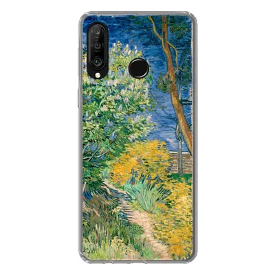 Produktbild von MuchoWow® Handyhülle Schutzhülle Hülle für Huawei P30 Lite Die Büsche bei Arles - Vincent van Gogh Silikon Softcase Handy Hülle - Handyhülle