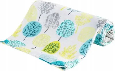 Produktbild von Bambus Windel 120x120 cm Wald / Bocioland