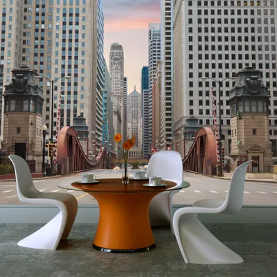 Produktbild von Basera Fototapete Motiv Chicago 100404-26, Vliestapete, 300x231 cm