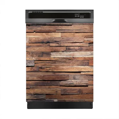 Produktbild von Magnete Dekorative 60x70 cm Küche Magnetmatte Spülmaschine - Dunkle Holz