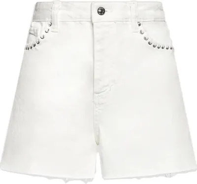 Zdjęcie produktu dla Spodenki damskie Guess ecru krótkie szorty jeansowe W25