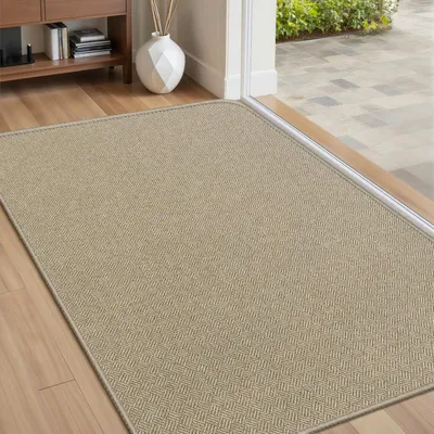 Immagine prodotto di Tappetino assorbente per interni, 60x90 cm, beige, lavabile, antiscivolo, sottile e assorbente