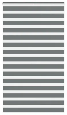 Zdjęcie produktu dla Roleta podwójna vidaXL, ciemnoszara, 125 x 230 cm, szerokość materiału 120,9 cm, poliester