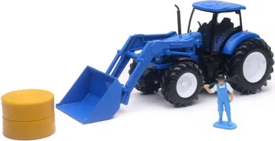 Produktbild von NEW HOLLAND T7 270 mit Lader und Figur, NEW05523B, Maßstab1/32, NEWRAY