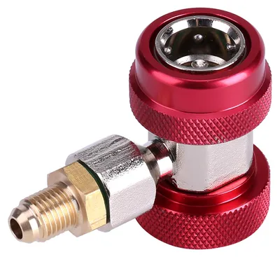 Zdjęcie produktu dla R134A/C – szybkozłącze klimatyzacji, adapter, rdzeń zaworu odsysającego (czerwony)