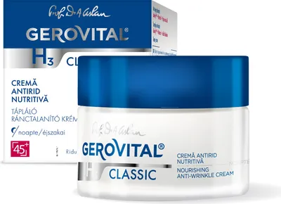 Produktbild von Gerovital Nährende Anti-Falten-Creme Nachtpflege 50 ML für Frauen Körperbereich Gesicht, Hals, Dekolleté