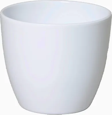 Produktbild von INNA-Glas Pflanzentopf Keramik, Ø28cm, 25cm, weiß