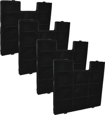 Produktbild von vhbw 4x Aktivkohlefilter kompatibel mit BAUMAN Mira Isola Dunstabzugshaube