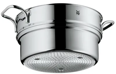 Produktbild von WMF ProfiSelect 24 cm Dämpfereinsatz, Küchen-Dampfgarer, Food Steamer, Edelstahl, Silber