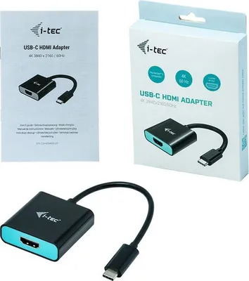 Zdjęcie produktu dla i-tec C31HDMI60HZP, 0,15 m, USB Type-C, HDMI, Męska, Żeńska, 3840 x 2160 px