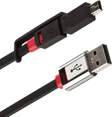 Produktbild von Connect2 Micro USB + Mini USB Kabel 1m