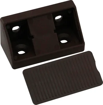Produktbild von Schrankverbinder Universal, 21 x 21 x 44 mm, Kunststoff dunkelbraun