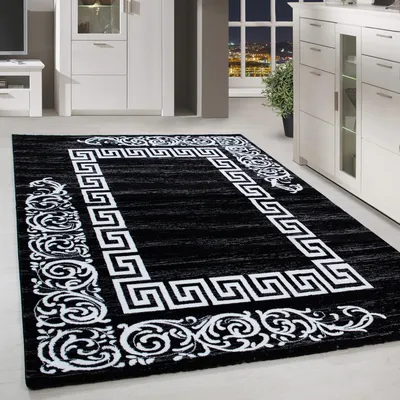 Zdjęcie produktu dla Homebyhome – designerski dywan w stylu nowoczesnym – krótkowłosy, prostokątny i łatwy w pielęgnacji, idealny do stylowych wnętrz, wymiary: 140 x 200 cm