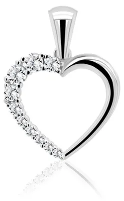 Immagine prodotto di Romantico ciondolo in argento con zirconi PT42W