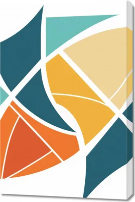 Produktbild von Bild 60x90cm Windgeometrie