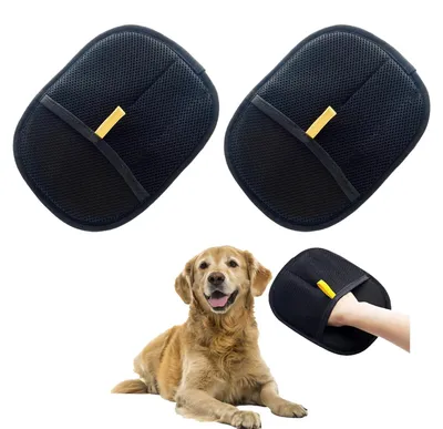 Produktbild von 2 Stück doppelseitige Handschuhe zur Katzenpflege