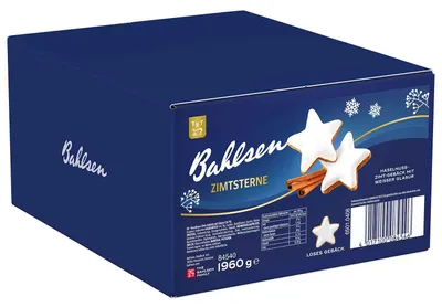 Produktbild von Bahlsen Zimtsterne 1,96kg, KI-generiertes Bild