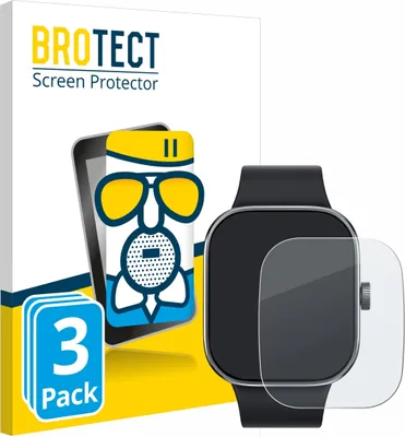Produktbild von 3x BROTECT Entspiegelungs Schutzglas für Xiaomi Redmi Watch 4 Schutzfolie Panzer Folie Glas Display Schutz matt