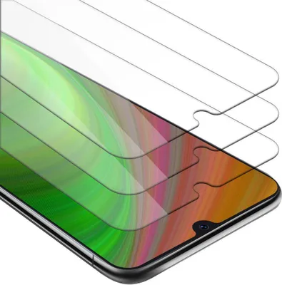 Produktbild von Cadorabo 3x Panzer Folie für Samsung Galaxy A50 Schutzfolie in Transparent Folie Tempered Display-Schutzglas