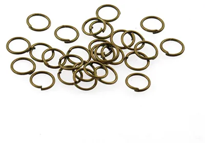 Produktbild von Vintageparts Biegeringe Antik Bronze 7 mm 100 Stück