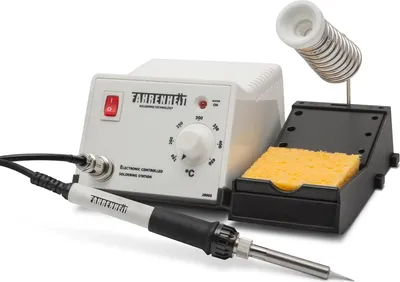 Produktbild von Analoge Lötstation - 230 V 48 W - Temperatur einstellbar 150-450 °C - Inklusive Lötkolben und Schwamm [28003]