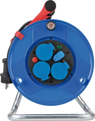 Produktbild von Brennenstuhl Kabeltrommel IP44 USB 25m 3G1,5