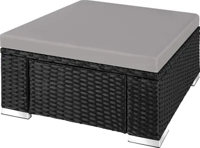 Produktbild von tectake® Rattan Sitzhocker Bitonto widerstandsfähig 53 x 53 x 26 cm