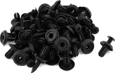 Produktbild von 50 Stücke 6mm Loch Kotflügel Stoßstange Kunststoff Niet Befestigung Clips de
