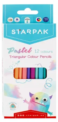 Zdjęcie produktu dla Nd39_472397 Kredki Olo 12Kol/180 Troj Pastel Stk