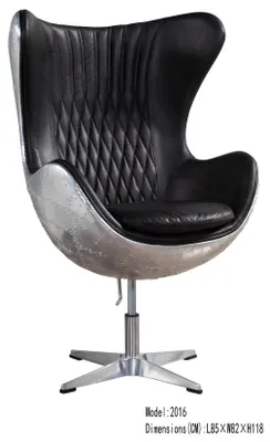 Produktbild von Cocktailsessel Lounge Sessel Clubsessel Esszimmerstuhl Leder Sessel Ohrensessel