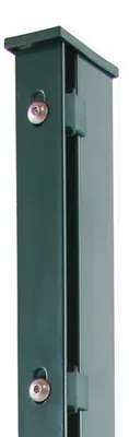 Immagine prodotto di Palo per recinzione con copri-punta - Verde - 160x4x6 cm
